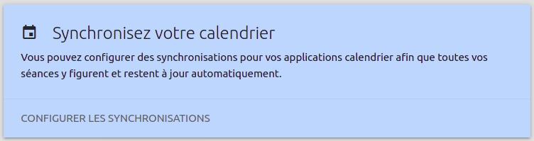 Se connecter au portail et accéder aux synchronisations